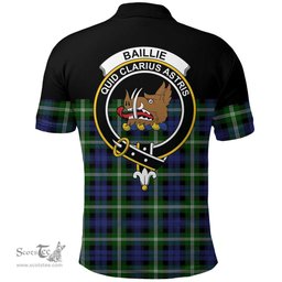 Scottish Baillie Modern Clan Tartan Polo Shirt - Golf Special Style Scottish Plaid Tartan Plaid