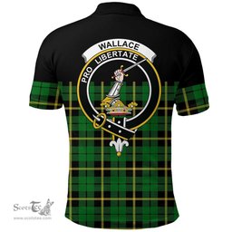 Scottish Wallace Hunting Green Clan Tartan Polo Shirt - Golf Special Style Scottish Plaid Tartan Plaid