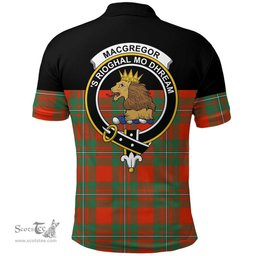 Scottish MacGregor Ancient Clan Tartan Polo Shirt - Golf Special Style Scottish Plaid Tartan Plaid