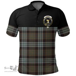 Scottish Stewart Old Weathered Clan Tartan Polo Shirt - Golf Special Style Scottish Plaid Tartan Plaid