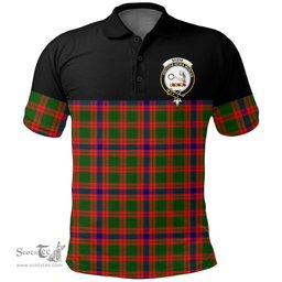 Scottish Skene Modern Clan Tartan Polo Shirt - Golf Special Style Scottish Plaid Tartan Plaid