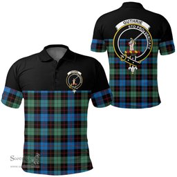 Scottish Guthrie Ancient Clan Tartan Polo Shirt - Golf Special Style Scottish Plaid Tartan Plaid