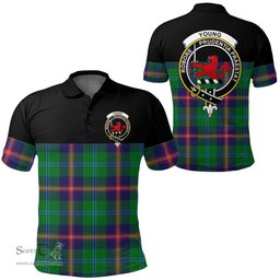 Scottish Young Modern Clan Tartan Polo Shirt - Golf Special Style Scottish Plaid Tartan Plaid