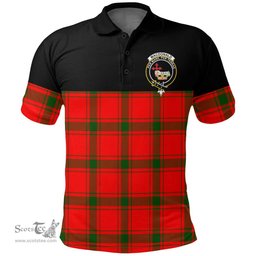 Scottish MacDonald of Sleat Clan Tartan Polo Shirt - Golf Special Style Scottish Plaid Tartan Plaid