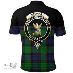 Scottish Stewart Old Modern Clan Tartan Polo Shirt - Golf Special Style Scottish Plaid Tartan Plaid