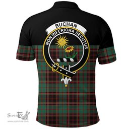 Scottish Buchan Ancient Clan Tartan Polo Shirt - Golf Special Style Scottish Plaid Tartan Plaid