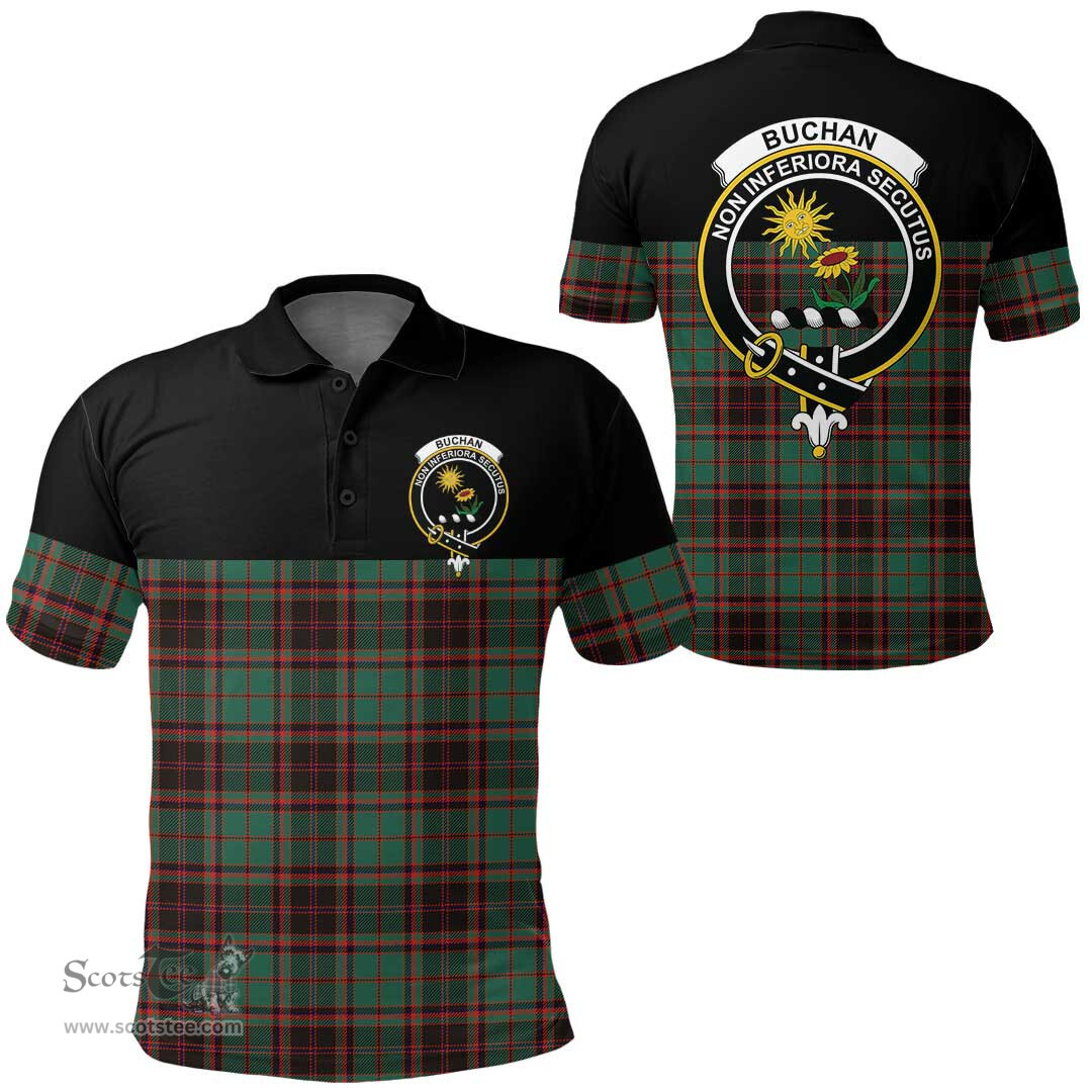 Scottish Buchan Ancient Clan Tartan Polo Shirt - Golf Special Style Scottish Plaid Tartan Plaid