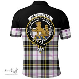 Scottish MacPherson Dress Modern Clan Tartan Polo Shirt - Golf Special Style Scottish Plaid Tartan Plaid