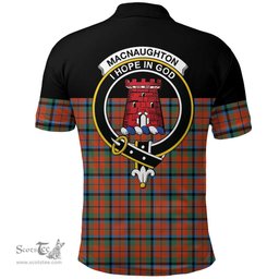 Scottish MacNaughton Ancient Clan Tartan Polo Shirt - Golf Special Style Scottish Plaid Tartan Plaid