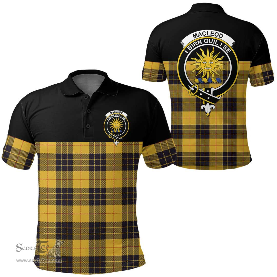 Scottish MacLeod of Lewis Ancient Clan Tartan Polo Shirt - Golf Special Style Scottish Plaid Tartan Plaid