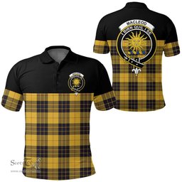Scottish MacLeod of Lewis Ancient Clan Tartan Polo Shirt - Golf Special Style Scottish Plaid Tartan Plaid