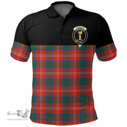 Scottish Chisholm Ancient Clan Tartan Polo Shirt - Golf Special Style Scottish Plaid Tartan Plaid