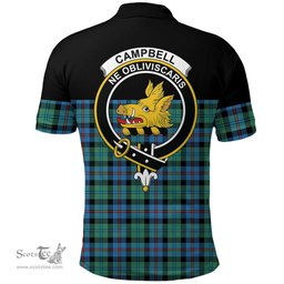 Scottish Campbell of Cawdor Ancient Clan Tartan Polo Shirt - Golf Special Style Scottish Plaid Tartan Plaid