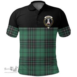 Scottish MacLean Hunting Clan Tartan Polo Shirt - Golf Special Style Scottish Plaid Tartan Plaid