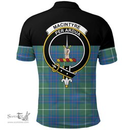 Scottish MacIntyre Hunting Ancient Clan Tartan Polo Shirt - Golf Special Style Scottish Plaid Tartan Plaid