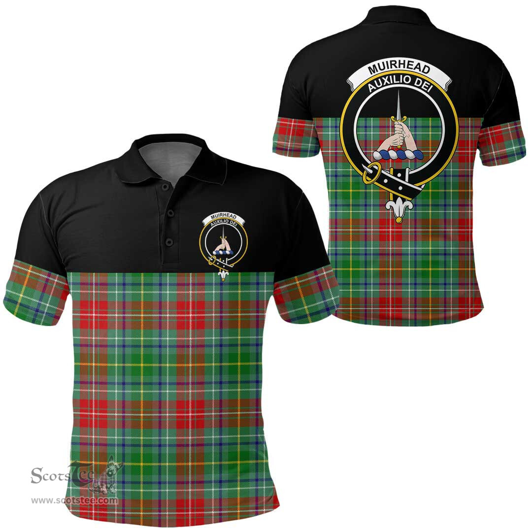 Scottish Muirhead Clan Tartan Polo Shirt - Golf Special Style Scottish Plaid Tartan Plaid