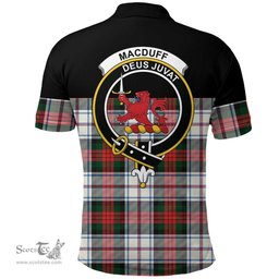 Scottish MacDuff Dress Modern Clan Tartan Polo Shirt - Golf Special Style Scottish Plaid Tartan Plaid