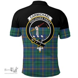 Scottish Carmichael Ancient Clan Tartan Polo Shirt - Golf Special Style Scottish Plaid Tartan Plaid