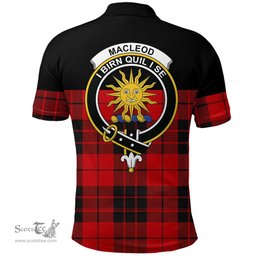 Scottish MacLeod of Raasay Clan Tartan Polo Shirt - Golf Special Style Scottish Plaid Tartan Plaid
