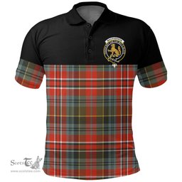 Scottish MacPherson Weathered Clan Tartan Polo Shirt - Golf Special Style Scottish Plaid Tartan Plaid