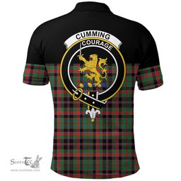 Scottish Cumming Hunting Ancient Clan Tartan Polo Shirt - Golf Special Style Scottish Plaid Tartan Plaid