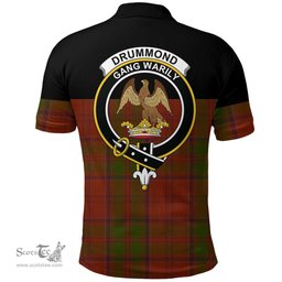 Scottish Drummond Clan Clan Tartan Polo Shirt - Golf Special Style Scottish Plaid Tartan Plaid