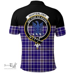Scottish Ochterlony Clan Tartan Polo Shirt - Golf Special Style Scottish Plaid Tartan Plaid