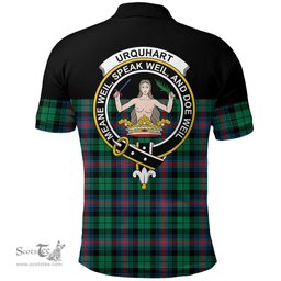 Scottish Urquhart Broad Red Ancient Clan Tartan Polo Shirt - Golf Special Style Scottish Plaid Tartan Plaid