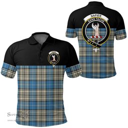 Scottish Napier Ancient Clan Tartan Polo Shirt - Golf Special Style Scottish Plaid Tartan Plaid