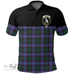 Scottish Hunter Modern Clan Tartan Polo Shirt - Golf Special Style Scottish Plaid Tartan Plaid