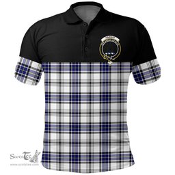 Scottish Hannay Modern Clan Tartan Polo Shirt - Golf Special Style Scottish Plaid Tartan Plaid