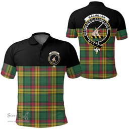 Scottish MacMillan Old Ancient Clan Tartan Polo Shirt - Golf Special Style Scottish Plaid Tartan Plaid