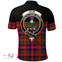 Scottish Gow Modern Clan Tartan Polo Shirt - Golf Special Style Scottish Plaid Tartan Plaid