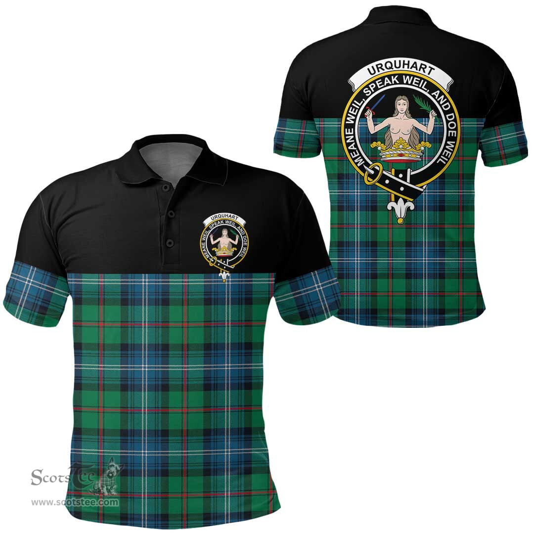 Scottish Urquhart Ancient Clan Tartan Polo Shirt - Golf Special Style Scottish Plaid Tartan Plaid