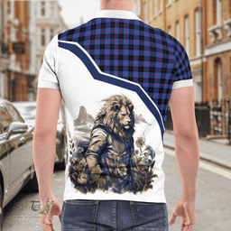Scottish Maule Clan Badge Tartan Warrior Lion Polo Shirt - Tartan Plaid Polo Shirt Scottish Plaid Tartan Plaid - ScotsTee - scotstee.com