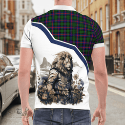 Scottish Morrison Clan Badge Tartan Warrior Lion Polo Shirt - Tartan Plaid Polo Shirt Scottish Plaid Tartan Plaid - ScotsTee - scotstee.com