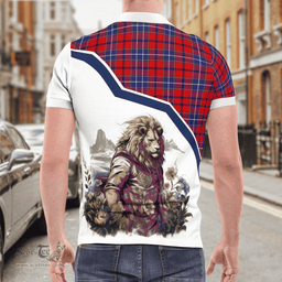 Scottish Wishart Clan Badge Tartan Warrior Lion Polo Shirt - Tartan Plaid Polo Shirt Scottish Plaid Tartan Plaid - ScotsTee - scotstee.com