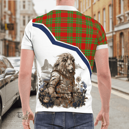 Scottish Macgregor Clan Badge Tartan Warrior Lion Polo Shirt - Tartan Plaid Polo Shirt Scottish Plaid Tartan Plaid - ScotsTee - scotstee.com