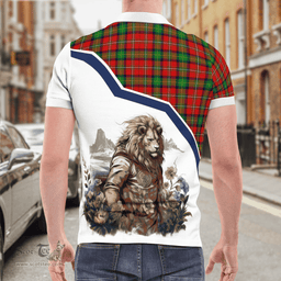 Scottish Boyd Clan Badge Tartan Warrior Lion Polo Shirt - Tartan Plaid Polo Shirt Scottish Plaid Tartan Plaid - ScotsTee - scotstee.com