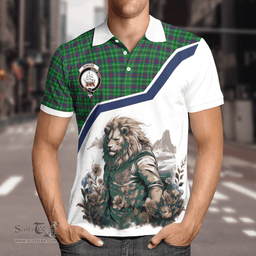 Scottish Duncan Clan Badge Tartan Warrior Lion Polo Shirt - Tartan Plaid Polo Shirt Scottish Plaid Tartan Plaid - ScotsTee - scotstee.com