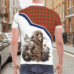 Scottish Bruce Clan Badge Tartan Warrior Lion Polo Shirt - Tartan Plaid Polo Shirt Scottish Plaid Tartan Plaid - ScotsTee - scotstee.com