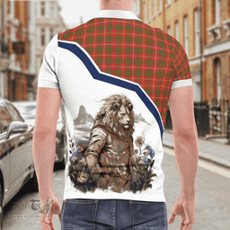 Scottish Carruthers Clan Badge Tartan Warrior Lion Polo Shirt - Tartan Plaid Polo Shirt Scottish Plaid Tartan Plaid - ScotsTee - scotstee.com
