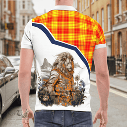 Scottish Macmillan Clan Badge Tartan Warrior Lion Polo Shirt - Tartan Plaid Polo Shirt Scottish Plaid Tartan Plaid - ScotsTee - scotstee.com
