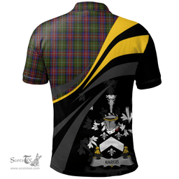Scottish Hargis Tartan Polo Shirt - Royal Coat Of Arms Style Scottish Plaid Tartan Plaid