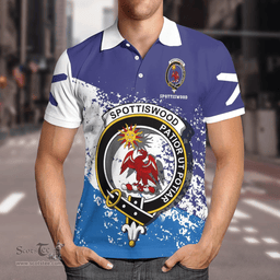 Scottish Spottiswood Clan Crest Scotland Polo Shirt - Tartan Plaid Polo Shirt Scottish Plaid Tartan Plaid - ScotsTee - scotstee.com