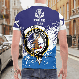 Scottish Spens Clan Crest Scotland Polo Shirt - Tartan Plaid Polo Shirt Scottish Plaid Tartan Plaid - ScotsTee - scotstee.com