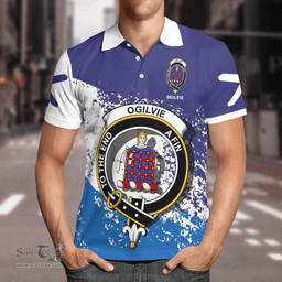 Scottish Ogilvie Clan Crest Scotland Polo Shirt - Tartan Plaid Polo Shirt Scottish Plaid Tartan Plaid - ScotsTee - scotstee.com