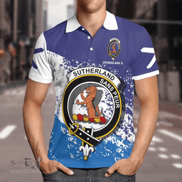 Scottish Sutherland Ii Clan Crest Scotland Polo Shirt - Tartan Plaid Polo Shirt Scottish Plaid Tartan Plaid - ScotsTee - scotstee.com