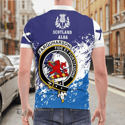 Scottish Farquharson Clan Crest Scotland Polo Shirt - Tartan Plaid Polo Shirt Scottish Plaid Tartan Plaid - ScotsTee - scotstee.com
