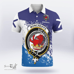 Scottish Moncreiffe Clan Crest Scotland Polo Shirt - Tartan Plaid Polo Shirt Scottish Plaid Tartan Plaid - ScotsTee - scotstee.com
